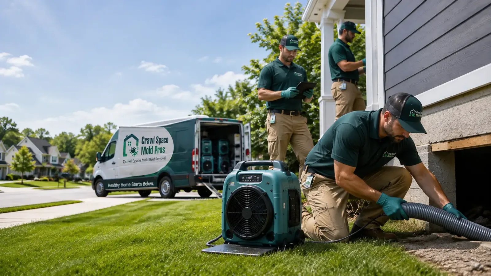 Crawl Space Mold Removal in Dix, IL